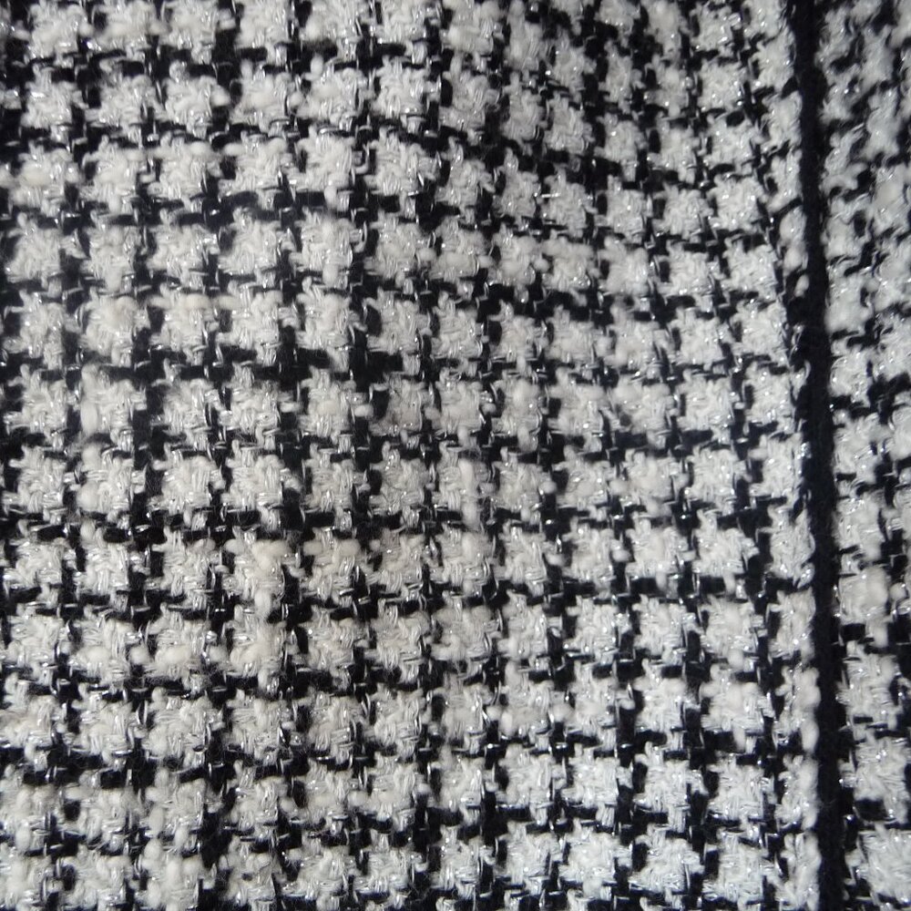WHBM HOUNDSTOOTH JACKET BLAZER MEDIUM - image 3